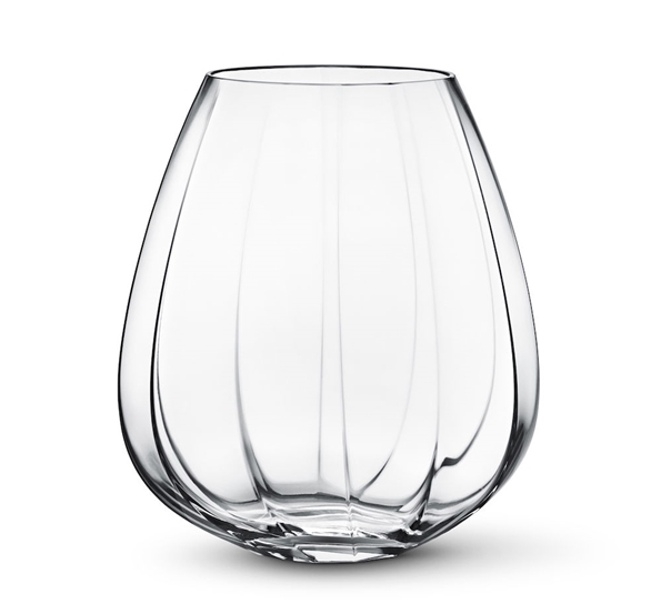 <p>Facet glassvase stor</p>