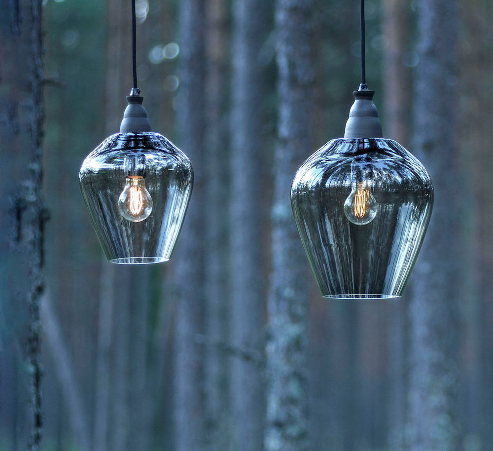 Lampe med gldepre. excellent elegant house doctor opal lampe ubrukt ...